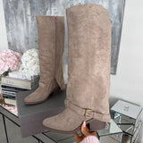 Beige Lexa Boots
