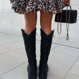 Botas Larifa negro mate