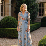 Laure | Vestido Maxi Floral Cruzado