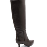 Zapatos de tacón bajo tipo kitten de cuero Ziana, marrón